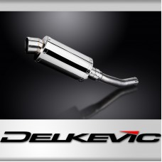 Kawasaki KLR650A 1987-2007 Echappement KIT-Silencieux 225mm Ovale Inox