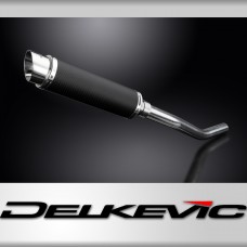 Kawasaki ZX9R Ninja 2000-2001 Echappement KIT-Silencieux 350mm Rond Carbone