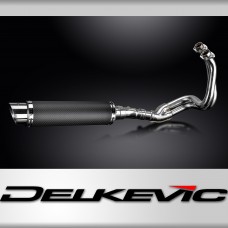 KAWASAKI Ninja 650 2017-2021 Echappement Complet 2-1 Silencieux 350 Rond Carbone