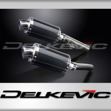 KAWASAKI ZZR1200 2002-2005 Echappement Silencieux 225mm Ovale Carbone PISTE