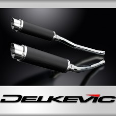 Kawasaki ZZR1400 Ninja 2006-2007 Echappement KIT-Silencieux 350mm Rond Carbone