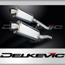 KAWASAKI ZZR400 ZZR600 1990-2009 Echappement Silencieux 225mm Ovale Inox