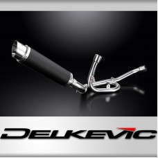 Suzuki DL1000 V-Strom 2014-2020 Echappement KIT-Silencieux 350mm Rond Carbone