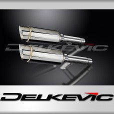 KAWASAKI GPZ900R ZX900A 1984-2003 Echappement Silencieux 2x200mm Rond Inox PISTE