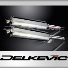 KAWASAKI GPZ900R ZX900A 1984-2003 Echappement Silencieux 450mm Ovale Inox