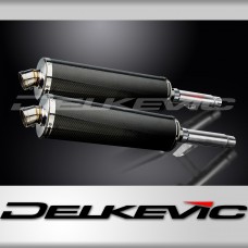 KAWASAKI GPZ900R ZX900A 1984-03 Echappement Silencieux 450mm Ovale Carbone