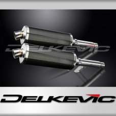 KAWASAKI GPZ900R ZX900A 1984-2003 Echappement Silencieux 350mm Ovale Carbone
