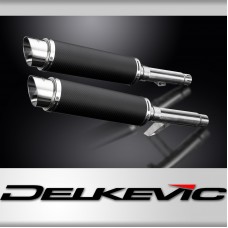 Kawasaki GPZ900R ZX900A 1984-2003 Echappement KIT-Silencieux 350mm Rond Carbone