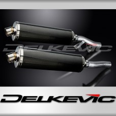 KAWASAKI GTR1000 CONCOURS 86-06 Echappement Silencieux 450mm Ovale Carbone