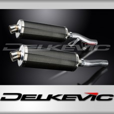 KAWASAKI GTR1000 CONCOURS 1986-2006 Echappement Silencieux 350mm Ovale Carbone