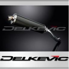 KAWASAKI Z750 2004-2006 Echappement Silencieux 450mm Ovale Carbone