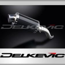 KAWASAKI ZR750L Z750 2007-2012 Echappement Silencieux 225mm Ovale Carbone PISTE