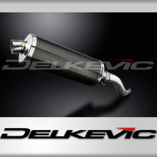 KAWASAKI Z750 2007-2012 Echappement Silencieux 350mm Ovale Carbone