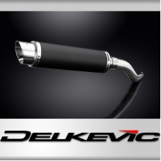 Kawasaki Z750S Z750 2007-2012 Echappement KIT-Silencieux 350mm Rond Carbone