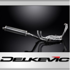 HONDA VFR1200X 2012-2019 Echappement Complet 4-1 DECAT Pot 450mm Ovale Carbone