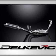 HONDA VFR1200X 2012-2019 Echappement Complet 4-1 DECAT Pot 350mm Ovale Carbone