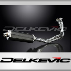 Kawasaki Z650 2017-2023 Echappement 2-1 Complet Silencieux 350mm Ovale Carbone
