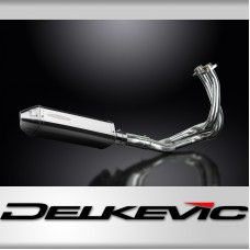 Kawasaki Z650 2017-2023 Echappement Complet 2-1 Silencieux 320mm Tri-Ovale Inox