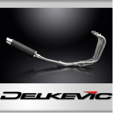 KAWASAKI ZR7S 1999-2004 Echappement Complet 4-1 Silencieux 350mm Rond Carbone