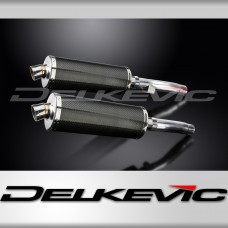 KAWASAKI ZR1100A ZEPHYR 1992-1995 Echappement Silencieux 350mm Ovale Carbone