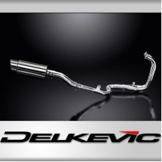 KAWASAKI NINJA 300 2013-19 Echappement Complet 2-1 silencieux 200 Rond Inox PIST