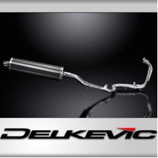 KAWASAKI NINJA 300 2013-19 Echappement Complet 2-1 Silencieux 450 Ovale Carbone