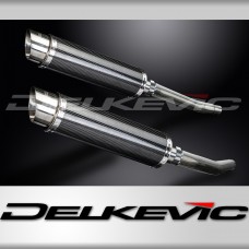 SUZUKI GSX1300R HAYABUSA 2008-19 Echappement Silencieux 350mm Rond Carbone