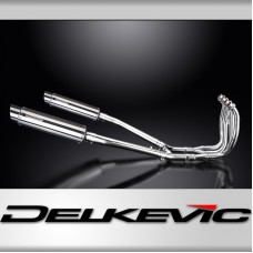 SUZUKI GSX1300R HAYABUSA 1999-2007 Echappement Complet 4-2 DECAT Pot350Rond Inox