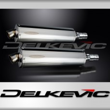 TRIUMPH LEGEND 900 1998-2001 Echappement Silencieux 450mm Ovale Inox