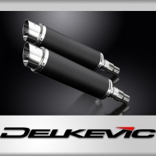 Triumph Speed Triple 1050 2011-14 Echappement KIT-Silencieux 350mm Rond Carbone