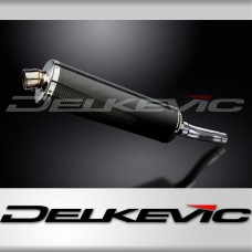 TRIUMPH SPEED TRIPLE 955i 02-04 Echappement Silencieux 450mm Ovale Carbone