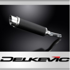 Triumph Speed Triple 955i 02-04 Echappement KIT-Silencieux 350mm Ronde Carbone