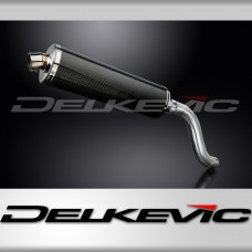 TRIUMPH SPEED TRIPLE 955i 02-04 Echappement HAUT Silencieux 450mm Ovale Carbone