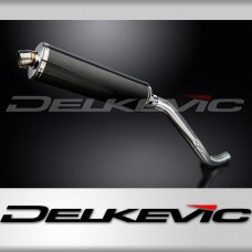 TRIUMPH TIGER 1050 2006-2012 Echappement Silencieux 450mm Ovale Carbone