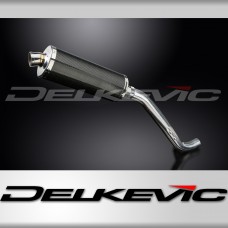 TRIUMPH TIGER 1050 2006-2012 Echappement Silencieux 350mm Ovale Carbone