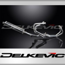 HONDA VFR800Fi 98-01 Echappement Complet DÉCAT 4-1 Silencieux 450 Ovale Carbone