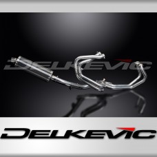 HONDA VFR800Fi 1998-2001 Echappement Complet 4-1 DECAT 350mm Ovale Carbone