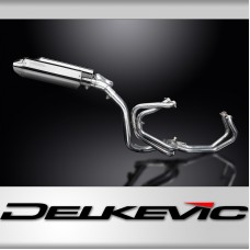 HONDA VFR800 VTEC 2002-2013 Echappement Complet 4-2 DECAT Pot 320 Tri-Ovale Inox