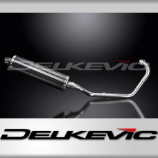 HONDA CB125F 2015-2018 Echappement Complet Silencieux 450 Ovale Carbone