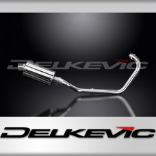 HONDA CB125F 2015-2018 Echappement Complet Silencieux 225mm Ovale Inox PISTE