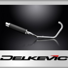 HONDA CB125F 2015-2018 Echappement Complet 350mm rond Carbone silencieux