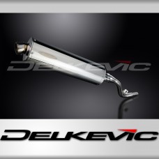 SUZUKI DR125 SM 2005-2014 Echappement Silencieux 450mm Ovale Inox