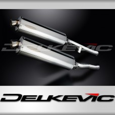 SUZUKI GSX1400 2001-2004 Echappement Silencieux 450mm Ovale Inox