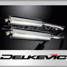 YAMAHA FJR1300 2001-2005 Echappement Silencieux 450mm Ovale Inox