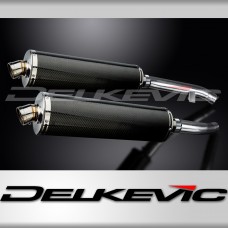 YAMAHA FJR1300 2001-2005 Echappement Silencieux 450mm Ovale Carbone