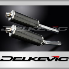 HONDA CBR1100XX BLACKBIRD 1996-2009 Echappement Silencieux 350mm Ovale Carbone