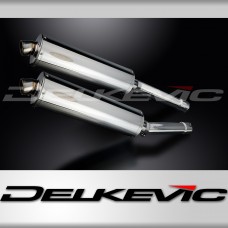 HONDA CBR1100XX BLACKBIRD 1996-2009 Echappement Silencieux 450mm Ovale Inox