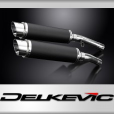 Yamaha FJ1100 FJ1200 1984-1987 Echappement KIT-Silencieux 350mm Rond Carbone