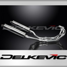 YAMAHA XJ600 DIVERSION 1992-2004 Echappement Complet 4-2 Pot 450mm Ovale Inox