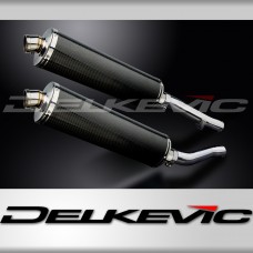 YAMAHA XJR1300 2004-2006 Echappement Silencieux 450mm Ovale Carbone